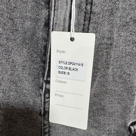 Daisy Mineral Wash Multi Pocket Cargo Jeans - Charcoal - Picture 5 of 7